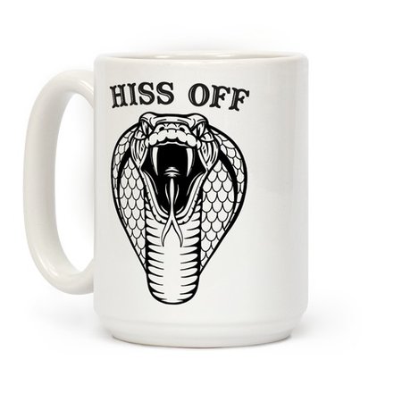 Hiss Off Snake Coffee Mugs | LookHUMAN
