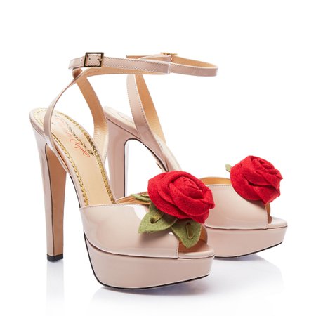 Charlotte Olympia Women's Luxury Platform Shoes | Charlotte Olympia - DIANA ROSE