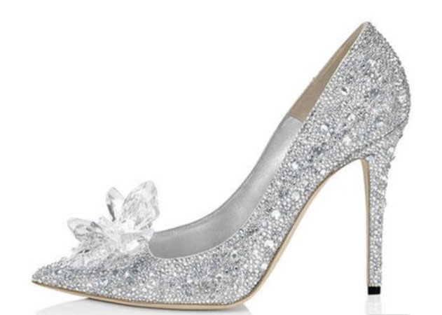 Glittery Snowflake Shoes Sparkle Silver