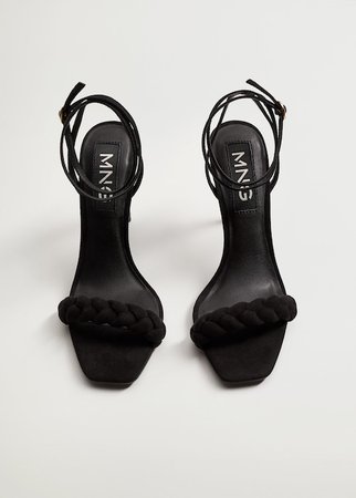 Braided heel design sandals - Women | Mango USA