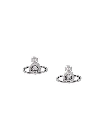 Shop Vivienne Westwood Solitaire small stud earrings with Express Delivery - FARFETCH