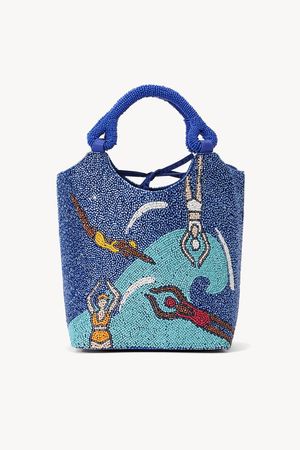 BEADED COTE BAG SWIMMERS