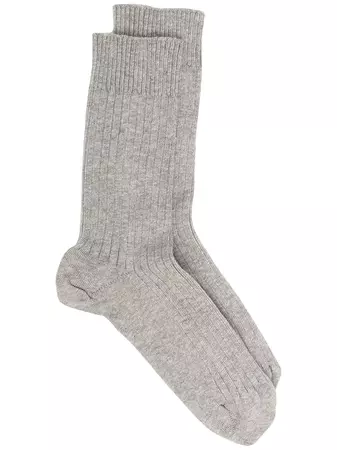 Baserange Ribbed cotton-blend Socks - Farfetch