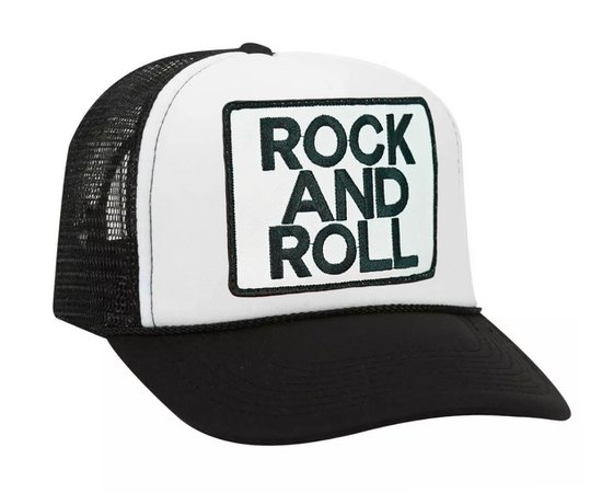ROCK & ROLL VINTAGE TRUCKER HAT - Aviator Nation