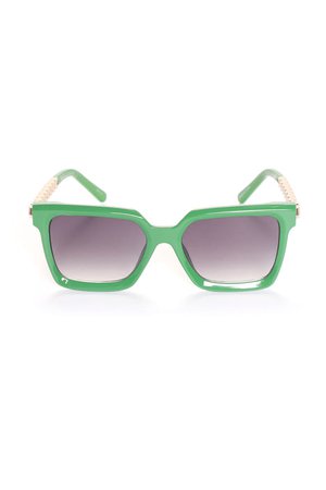 Beverly Hills Square Sunglasses - Green | Fashion Nova, Sunglasses | Fashion Nova