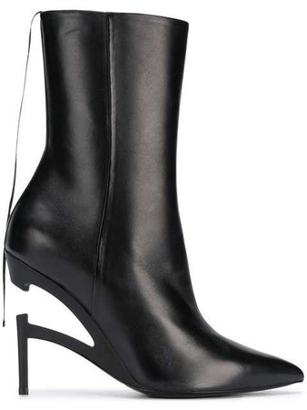 Unravel Project Heel Ankle Boots - Farfetch