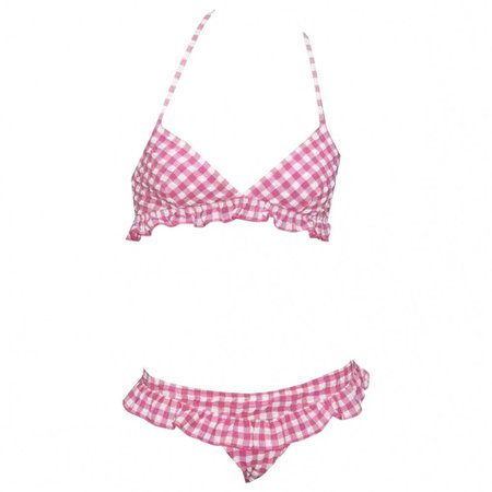 Two-piece swimsuit Chanel Pink in Synthetic - 7508975