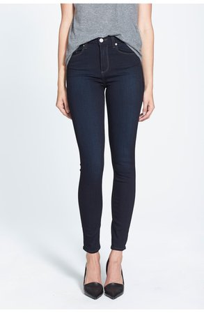 PAIGE Transcend - Hoxton High Waist Ultra Skinny Jeans (Mona) | Nordstrom