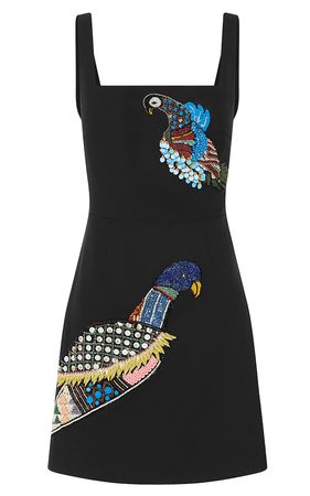 Rowena Beaded Cotton-Linen Mini Dress By Alémais | Moda Operandi