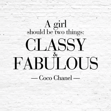 classy and fabulous