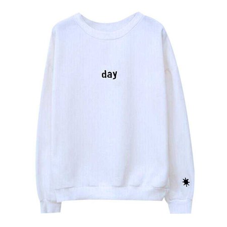Night/day Sweatshirt | Shop Minu | Korean and Aesthetic fashion