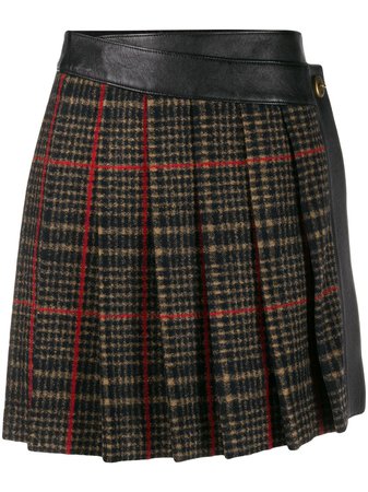 Coach wrap-style Tartan Skirt - Farfetch