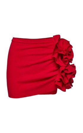 Floral-Detailed Mini Skirt By Magda Butrym | Moda Operandi
