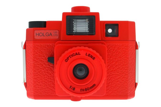 red holga camera