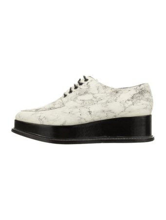 Opening Ceremony Platform Marble Oxfords - Shoes - WOC33377 | The RealReal