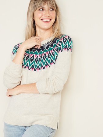 Fair Isle Sweater for Women | Old Navy