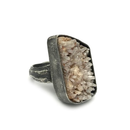 Quartz Crystal Taxco Ring #3 - Size 9 – The Smithery . artist made goods .