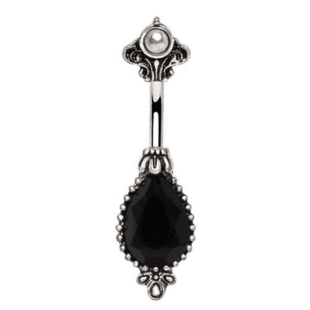 Black Belly Button Ring