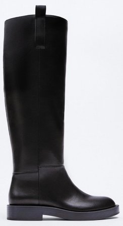 Zara Hipic Black Boots