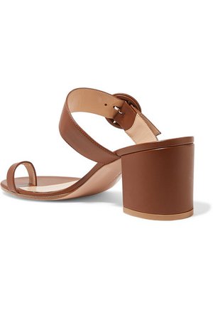 Gianvito Rossi | 65 buckled leather sandals | NET-A-PORTER.COM