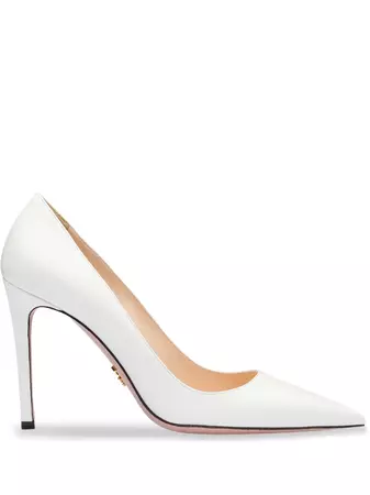 Shop Prada pointed toe pumps with Express Delivery - FARFETCH