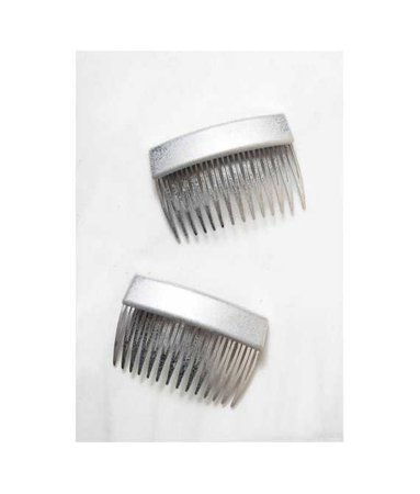 1950s Silver Surfer Hair Combs