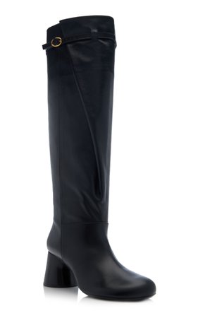 Khaite Admiral Leather Knee Boots By Khaite | Moda Operandi