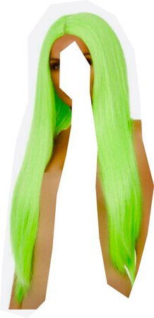 bright green wig