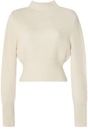 APIECE APART | Dios ribbed cotton and cashmere-blend sweater | NET-A-PORTER.COM