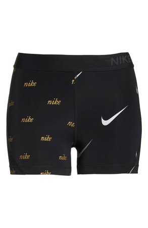 Nike Pro Metallic Shorts | Nordstrom