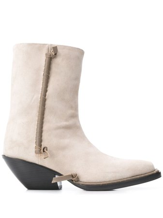 Acne Studios Suede Ankle Boots - Farfetch