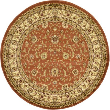 Unique Loom St. Louis Voyage Area Rug - On Sale - Overstock - 18082342 - 6' x 6' Round - Terracotta
