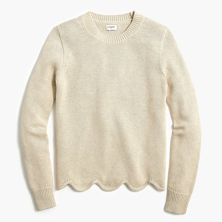 J.Crew Factory: Scallop Hem Sweater