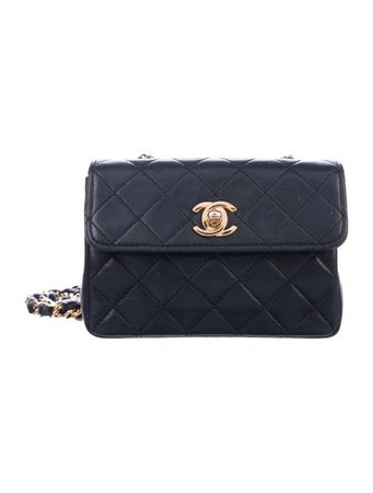 Chanel Vintage Classic Mini Square Flap Bag - Handbags - CHA316574 | The RealReal