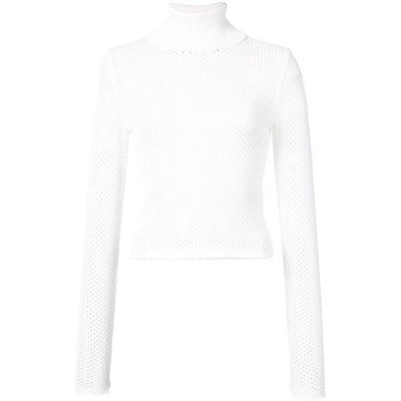 A.L.C. mesh turtle-neck sweater ($510)