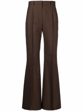 Kenzo high-waisted Flared Trousers - Farfetch