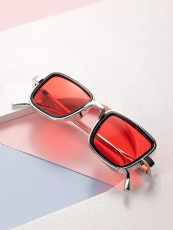Men Square Frame Sunglasses | SHEIN USA