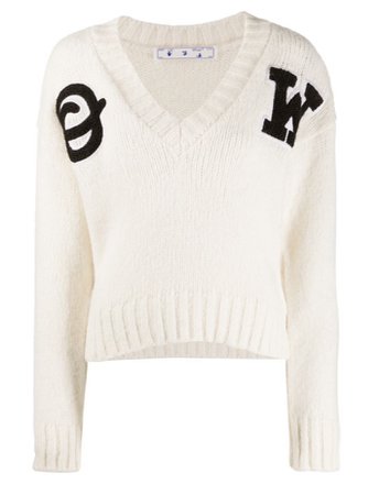 “off white” sweater