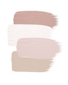 neutral pinks paint smear
