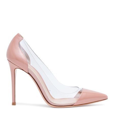 Dusty Pink Patent Leather Pumps - Gianvito Rossi
