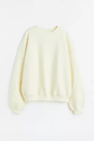 Sports Sweatshirt - Cream - Ladies | H&M US