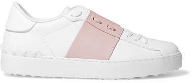 Garavani Two-tone Leather Sneakers - Pastel pink