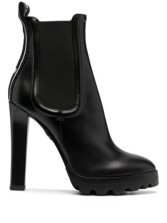Shop black Dsquared2 heeled Chelsea boots with Express Delivery - Farfetch