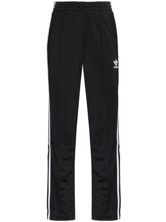 Black Adidas 3-Stripe Logo Track Trousers | Farfetch.com