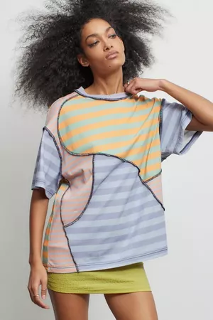BDG Blaze Pieced Tee | Urban Outfitters