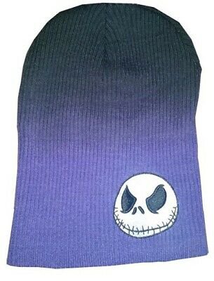Nightmare Before Christmas Jack Purple Slouch Beanie by Bioworld for sale online | eBay
