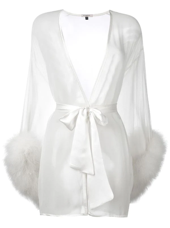 Gilda & Pearl Diana sheer silk robe $594