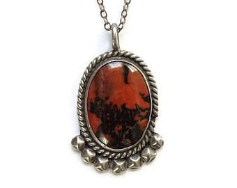 petrified wood navajo necklaces - Google Search