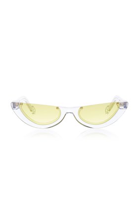 Empat Cat-Eye Acetate Sunglasses by PAWAKA | Moda Operandi