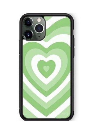 infinite heart powerpuff girls iphone case green